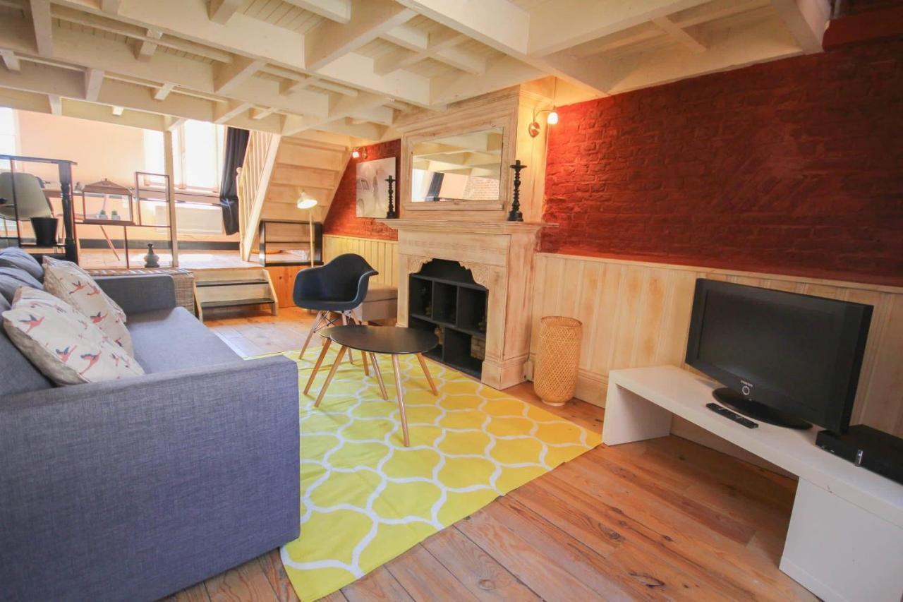 Old Lille - Superb Loft-Type Terrace! Bagian luar foto